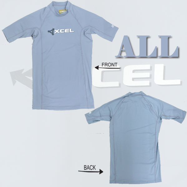 XCEL/エクセル RASH GUARD/半袖 ラッシュガード