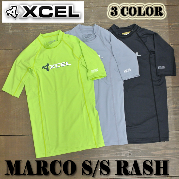 XCEL/エクセル RASH GUARD/半袖 ラッシュガード