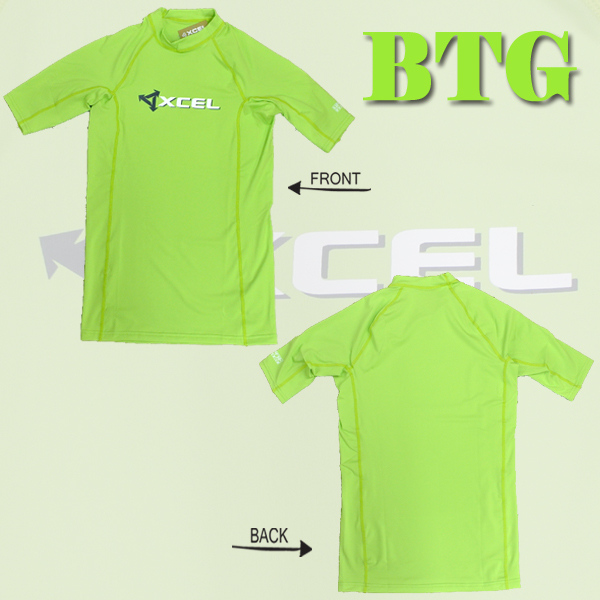 XCEL/エクセル RASH GUARD/半袖 ラッシュガード