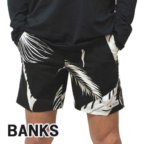 Banks バンクス Produce Boardshorts Dirty Black 男性用 サーフパンツ ボードショーツ サーフトランクス 海パン 水着 メンズ Bse0227 返品 キャンセル不可 サーフィンワールド Surfing World