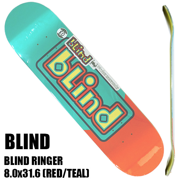 BLIND/ブラインド スケートボード デッキ BLIND RINGER 8.0 RED