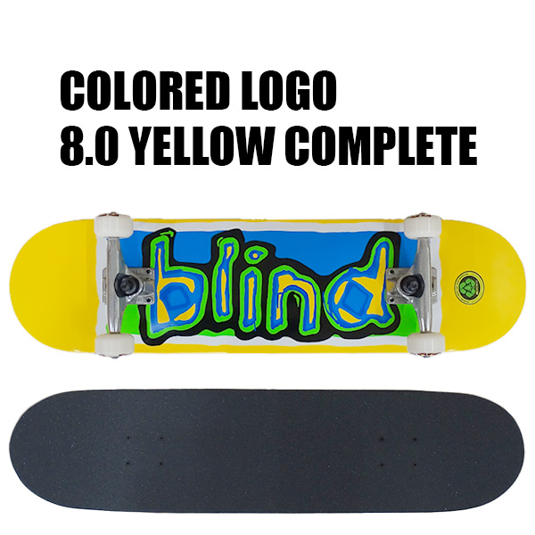BLIND/ブラインド コンプリートスケートボード/スケボー COLORED LOGO 