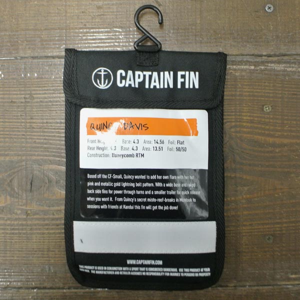 CAPTAIN FIN/キャプテンフィン QUINCY DAVIS/クインシーデービス BOLTS GOLD ST 4.4  FUTURES/フューチャーズ TRI FIN/トライフィン 3本セット サーフボード用フィン 送料無料