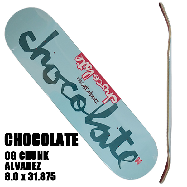 チョコレート CHOCOLATE スケートボードデッキ 8.0*31.875 - スケート 