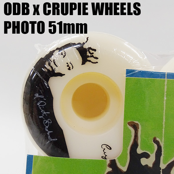 CRUPIE/クルーピー CRUPIExODB PHOTO WIDE SHAPE WHEEL 51mm 101A スケートボード WHEEL/ウィール  スケボー SK8 [返品、交換及びキャンセル不可]