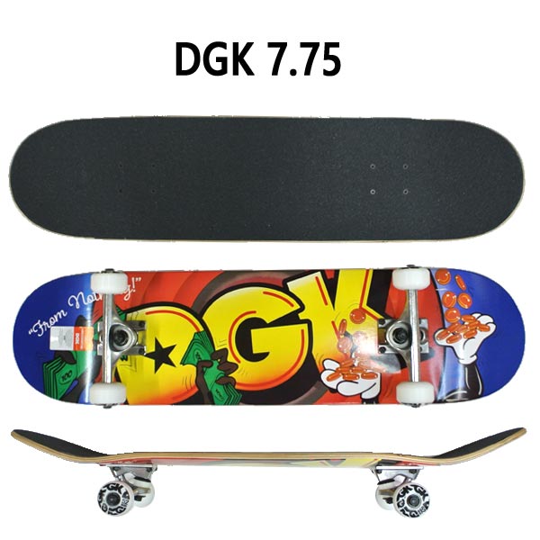 DGK/ディージーケー コンプリートスケートボード/スケボー JACKPOT 7.75 COMPLETE SK8 [返品、交換及びキャンセル不可]  サーフィンワールド/SURFING WORLD