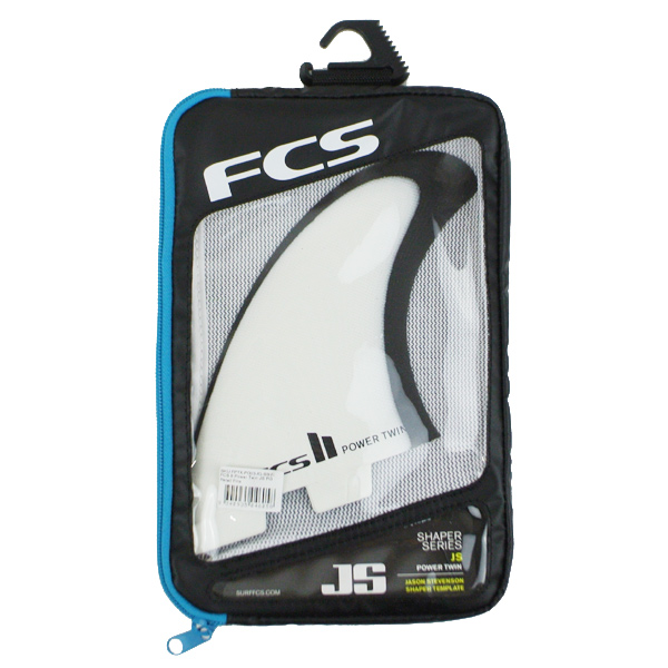 FCS2 FIN/エフシーエス2 JS POWER TWIN BLACK/WHITE PG TWIN FIN