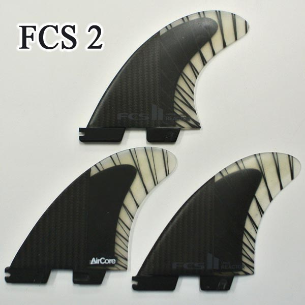 FCS2 FIN/エフシーエス2 REACTOR/リアクター PC CARBON/PCカーボン BLACK/CHARCOAL LARGE