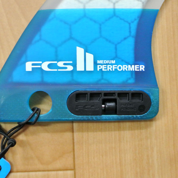 FCS2 FIN/エフシーエス2 ロングボード用フィン PERFORMER PC TEAL MEDIUM LONGBOARD CENTER