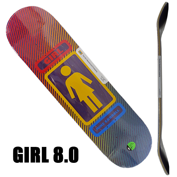 ガール スケートボード デッキ GIRL 93 TIL CARROLL 8.0 DECK スケボー