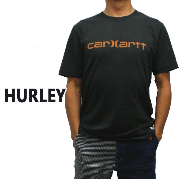 Hurley ハーレー Carhartt Bfy Lockup S S Tee 010 Black 男性用 T