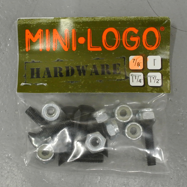 MINI-LOGO/ミニロゴ POWELL/パウエル系【HARD WARE/ハードウェア　+プラス　ボルト/ビス/ナット】