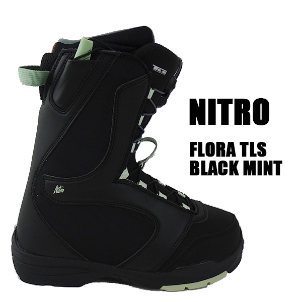 ナイトロ スノボ ブーツ NITRO FLORA TLS BLACK MINT 22-23シーズン 