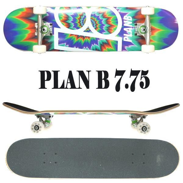 PLAN B/プランビー コンプリートスケートボード/スケボー TEAM TUNE OUT 7.75x31.6 PLAN B COMPLETE SK8  [返品、交換及びキャンセル不可]