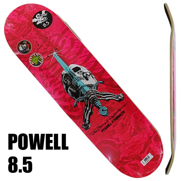 POWELL PERALTA/パウエルペラルタ スケートボード デッキ SKULL&SWORD