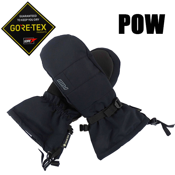 パウ スノーボードグローブ ミトン POW TRENCH GTX MITT GLOVE BLACK 