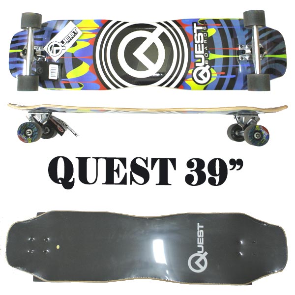 Quest クエスト Quest Drips 39 Inch Longboard ロングスケートボード サーフスケート Sk8 返品 交換及びキャンセル不可 サーフィンワールド Surfing World
