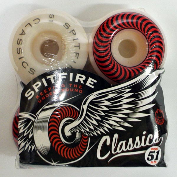 SPIT FIRE/スピットファイヤー【CLASSIC 51mm】スケートボード WHEEL/ウィール スケボー SK8  サーフィンワールド/SURFING WORLD