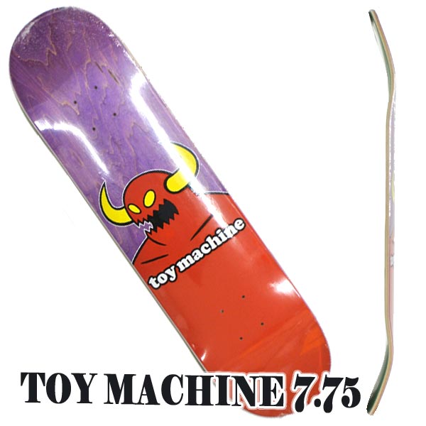 スケートボード TOY MACHINE トイマシーン ７.３７５　パープル