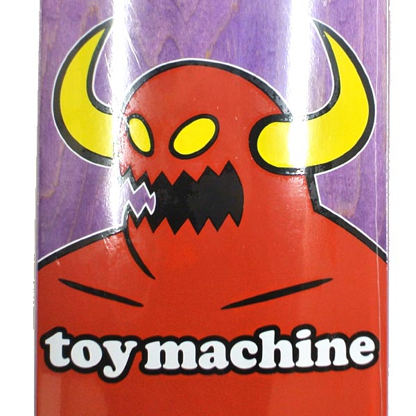 TOY MACHINE/トイマシーン MONSTER 7.75x31.5 PURPLE DECK SK8 スケートボード/スケボーデッキ [返品、 交換及びキャンセル不可] サーフィンワールド/SURFING WORLD