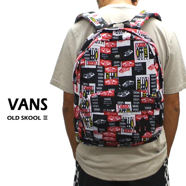 Vans バンズ ヴァンズ Old Skool 3 Backpack Label Mix 鞄 リュック バックパック 返品 交換及びキャンセル不可 サーフィンワールド Surfing World