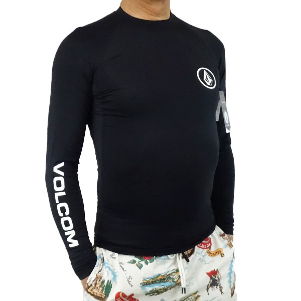 VOLCOM/ボルコム ヴォルコム メンズ長袖ラッシュガード LIDO SOLID L/S