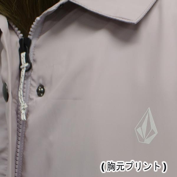 VOLCOM/ボルコム レディース用 CASSIDYS COACH JACKET VIOLET ICE